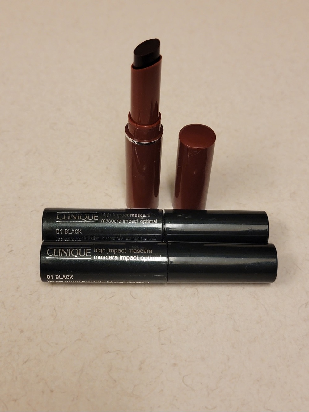Clinique Black Mascara Duo with  Lipstick in Black Honey - Minis